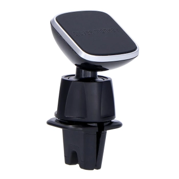  Uchwyt na telefon magnetyczny do samochodu na kratkę wentylacyjną czarny - zdj. dodatkowe 1