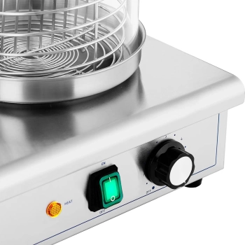  Podgrzewacz do hot dogów 4 szpikulce na bułki pojemnik na 30 kiełbasek 650 W - zdj. dodatkowe 2