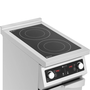  Kuchnia indukcyjna 2 palnikowa wolnostojąca z szafką 400 V 8500 W - zdj. dodatkowe 3