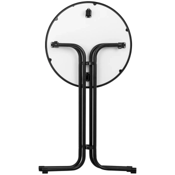  Stół stolik barowy okrągły wysoki składany śr. 80 cm wys. 110 cm czarny - zdj. dodatkowe 5