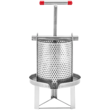  Prasa wyciskarka do wosku miodu ręczna STAL 38 x 34 cm - zdj. dodatkowe 5