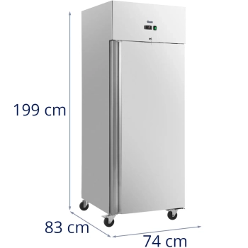  Szafa chłodnicza lodówka gastronomiczna na kółkach 2-8C 485 l - zdj. dodatkowe 6