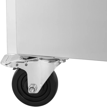  Stół chłodniczy gastronomiczny na kółkach 2 komory 260 l 136x70x85 cm - zdj. dodatkowe 4