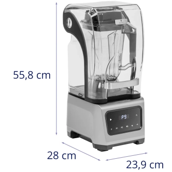  Blender kielichowy z obudową wyciszającą i cyfrowym panelem 2.5 l 1680 W - zdj. dodatkowe 6