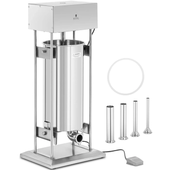  Nadziewarka do kiełbas elektryczna pionowa 4 lejki 30 l 400 W - zdj. dodatkowe 1