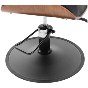  Fotel fryzjerski barberski z podnóżkiem PHYSA FILEY - czarny - zdj. dodatkowe 3