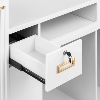  Recepcja lada recepcyjna do salonu biura hotelu z oświetleniem LED - zdj. dodatkowe 3