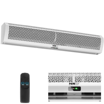 Kurtyna powietrzna grzejnik elektryczny ścienny z pilotem 3030 m3/h 170 W