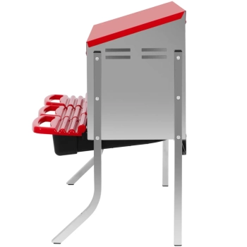  Gniazdo dla kur niosek stojące 3 komory STAL 86 x 52.5 x 78 cm - zdj. dodatkowe 1