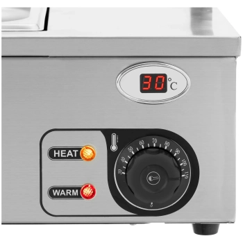  Bemar podgrzewacz do potraw bufet grzewczy z osłoną 6 x GN 1/3 2100 W - zdj. dodatkowe 2