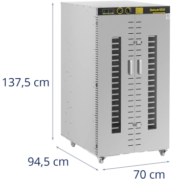  Suszarka przemysłowa do żywności ziół owoców 24 ruszty 40-90 C 5850 W - zdj. dodatkowe 6