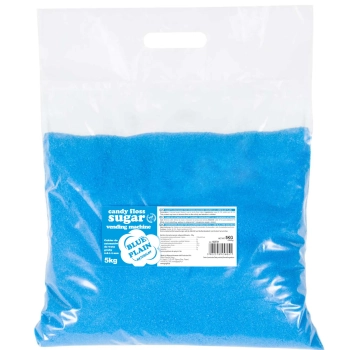  Cukier do automatu do waty cukrowej granulacja 0.8-1.2mm smak naturalny NIEBIESKI 5kg - zdj. dodatkowe 1