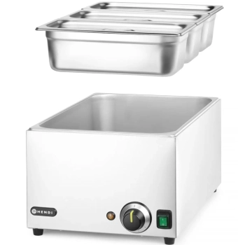  Bemar podgrzewacz do potraw 3x GN 1/3 100 mm z pokrywkami 1000 W - zdj. dodatkowe 3