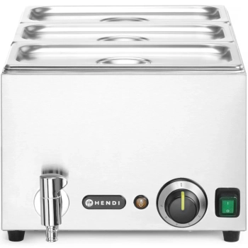  Bemar podgrzewacz do potraw z kranem 3x GN 1/3 100 mm z pokrywkami 1000 W - zdj. dodatkowe 1