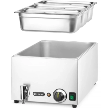  Bemar podgrzewacz do potraw z kranem 3x GN 1/3 100 mm z pokrywkami 1000 W - zdj. dodatkowe 3