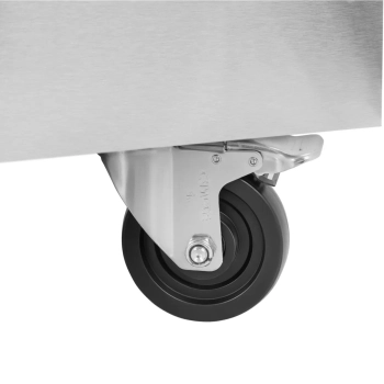  Stół chłodniczy do pizzy 2 komory 7 szuflad na kółkach 390 l 202 x 80 x 100 cm - zdj. dodatkowe 4