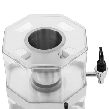  Dyspenser dozownik chłodzący bufetowy do soków napojów podwójny 2 x 4 l - zdj. dodatkowe 3