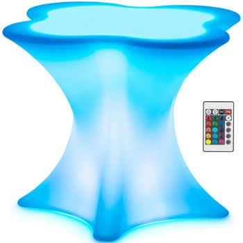  Stolik barowy klubowy podświetlany RGBW LED 80 x 80 x 110 cm - zdj. dodatkowe 1