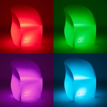  Fotel klubowy barowy podświetlany LED 80 x 60 cm - zdj. dodatkowe 2