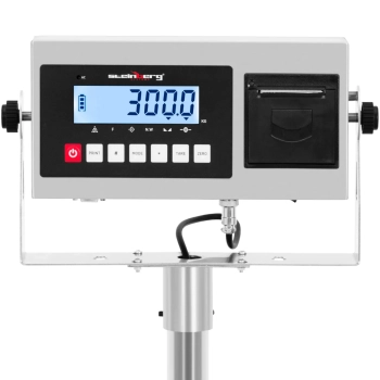  Waga platformowa z drukarką etykiet LCD 50 x 40 cm 300 kg / 10 g - zdj. dodatkowe 2