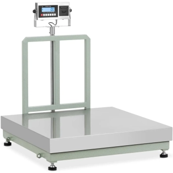  Waga platformowa z drukarką etykiet LCD 100 x 100 cm 1000 kg / 100 g - zdj. dodatkowe 1
