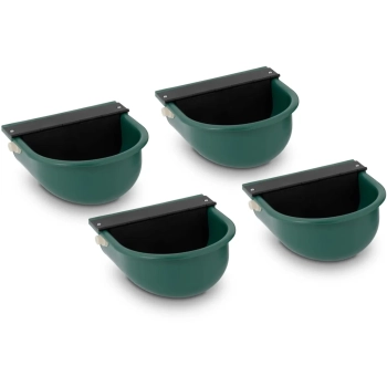  Poidło dla bydła koni plastikowe z przyłączem wody 2.8 l zielone - zestaw 4 szt. - zdj. dodatkowe 1