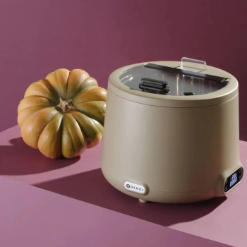  Kociołek termos do zupy elektryczny UNIQ śr. 365 x 325 mm 8 l 500 W - beżowy - zdj. dodatkowe 10