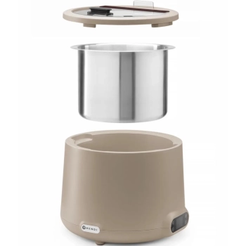  Kociołek termos do zupy elektryczny UNIQ śr. 365 x 325 mm 8 l 500 W - beżowy - zdj. dodatkowe 6