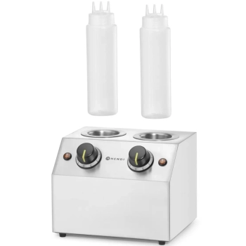  Podgrzewacz elektryczny do sosów butelek podwójny 2 strefy 2x 650 ml 200 W - zdj. dodatkowe 2