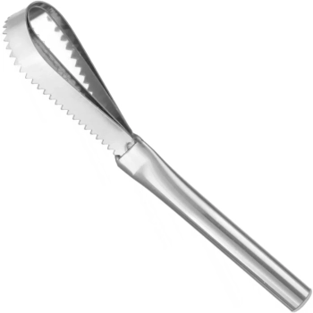  Skrobak do usuwania łusek z ryb stalowy 240 x 46 mm - zdj. dodatkowe 4