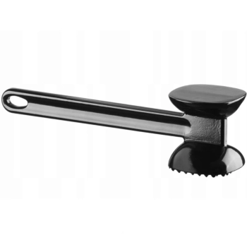  Tłuczek do mięsa dwustronny aluminiowy 255 x 65 x 70 mm - czarny - zdj. dodatkowe 2