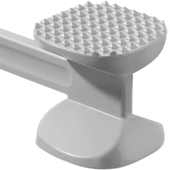  Tłuczek do mięsa dwustronny XL 300 x 80 x 80 mm - szary - zdj. dodatkowe 4