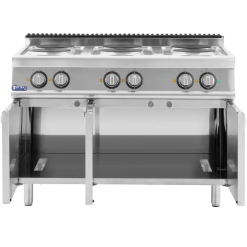  Kuchnia elektryczna wolnostojąca z szafką 6 pól grzewczych 15.6 kW 400 V - zdj. dodatkowe 1