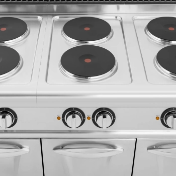  Kuchnia elektryczna wolnostojąca z szafką 6 pól grzewczych 15.6 kW 400 V - zdj. dodatkowe 3