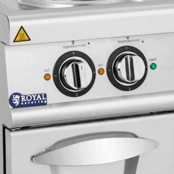  Kuchnia elektryczna wolnostojąca z szafką 2 pola grzewcze 5.2 kW 400 V - zdj. dodatkowe 2