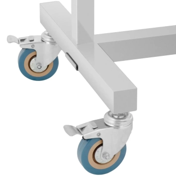  Stolik wózek instrumentalny zabiegowy na narzędzia regulowany STAL 60 x 40 cm - zdj. dodatkowe 4