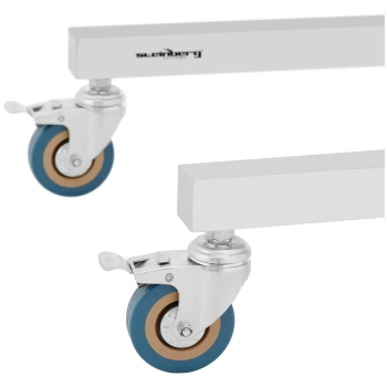  Stolik wózek instrumentalny asystor zabiegowy regulowany STAL 60 x 40 cm - zdj. dodatkowe 2