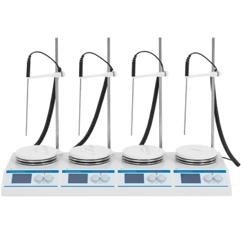  Mieszadło magnetyczne laboratoryjne z podgrzewaniem 4 płyty 4x 2 l do 2000 obr./min - zdj. dodatkowe 4