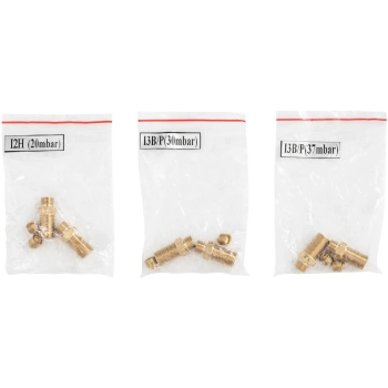  Grill gazowy podwójny ryflowany z szafką na propan / LPG / gaz ziemny 12 kW - zdj. dodatkowe 5