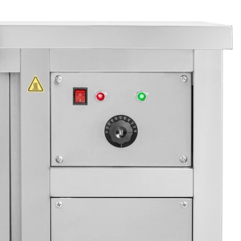  Szafa grzewcza podgrzewacz do talerzy 30-80 C 160 x 70 x 85 cm 2.4kW - zdj. dodatkowe 2