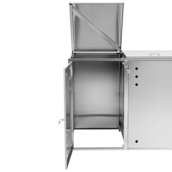  Osłona obudowa kosza kubła na śmieci z wentylacją 4 x 240 l - zdj. dodatkowe 4