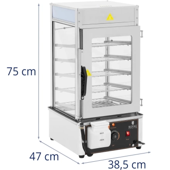  Parowar parowiec do pierogów 5 rusztów 30-110C 37 l 1250 W - zdj. dodatkowe 7
