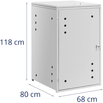  Osłona obudowa kosza kubła na śmieci z wentylacją 240 l - zdj. dodatkowe 5