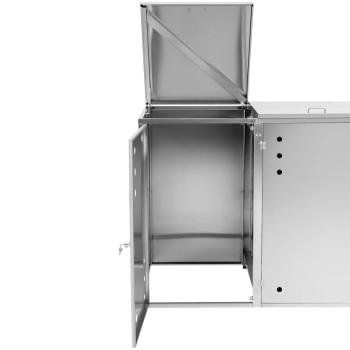  Osłona obudowa kosza kubła na śmieci z wentylacją 2 x 240 l - zdj. dodatkowe 4