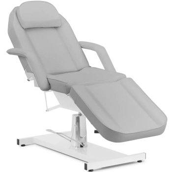  Fotel kosmetyczny do tatuażu masażu spa CAPUA - szary - zdj. dodatkowe 1