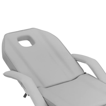  Fotel kosmetyczny do tatuażu masażu spa CAPUA - szary - zdj. dodatkowe 2