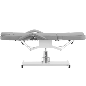  Fotel kosmetyczny do tatuażu masażu spa CAPUA - szary - zdj. dodatkowe 4