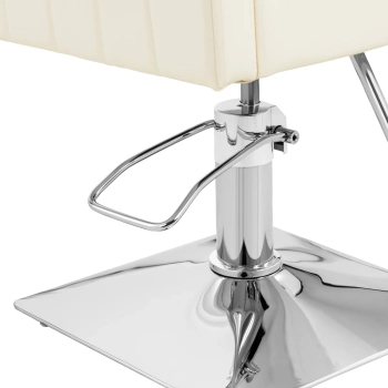  Fotel fryzjerski barberski kosmetyczny z podnóżkiem Physa RIBBLETON - kremowy - zdj. dodatkowe 2