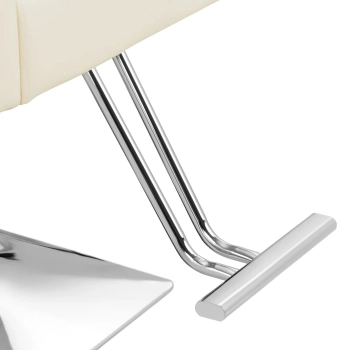  Fotel fryzjerski barberski kosmetyczny z podnóżkiem Physa RIBBLETON - kremowy - zdj. dodatkowe 3