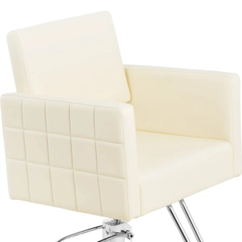  Fotel fryzjerski barberski kosmetyczny z podnóżkiem Physa RIBBLETON - kremowy - zdj. dodatkowe 4